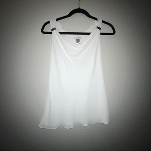 NWT White Sleeveless Blouse